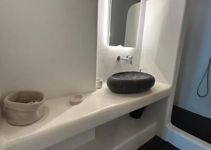 아파트 Mykonos 2 Bedroom House With Swimming Pool 오르노스