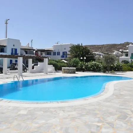Mykonos 2 Bedroom House With Swimming Pool アパート オルノス