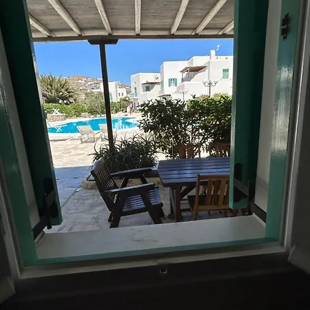 Mykonos 2 Bedroom House With Swimming Pool アパート オルノス