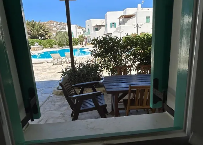 Mykonos 2 Bedroom House With Swimming Pool Apartman Ornósz